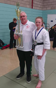 Brendan Donnelly with his student Mollie Carolan.